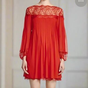 The Kooples pleated mini dress